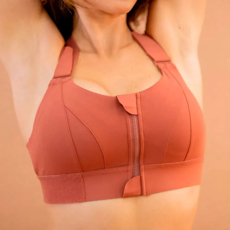 Top Active Bra - Förstärkt sport med kardborrejusteringar